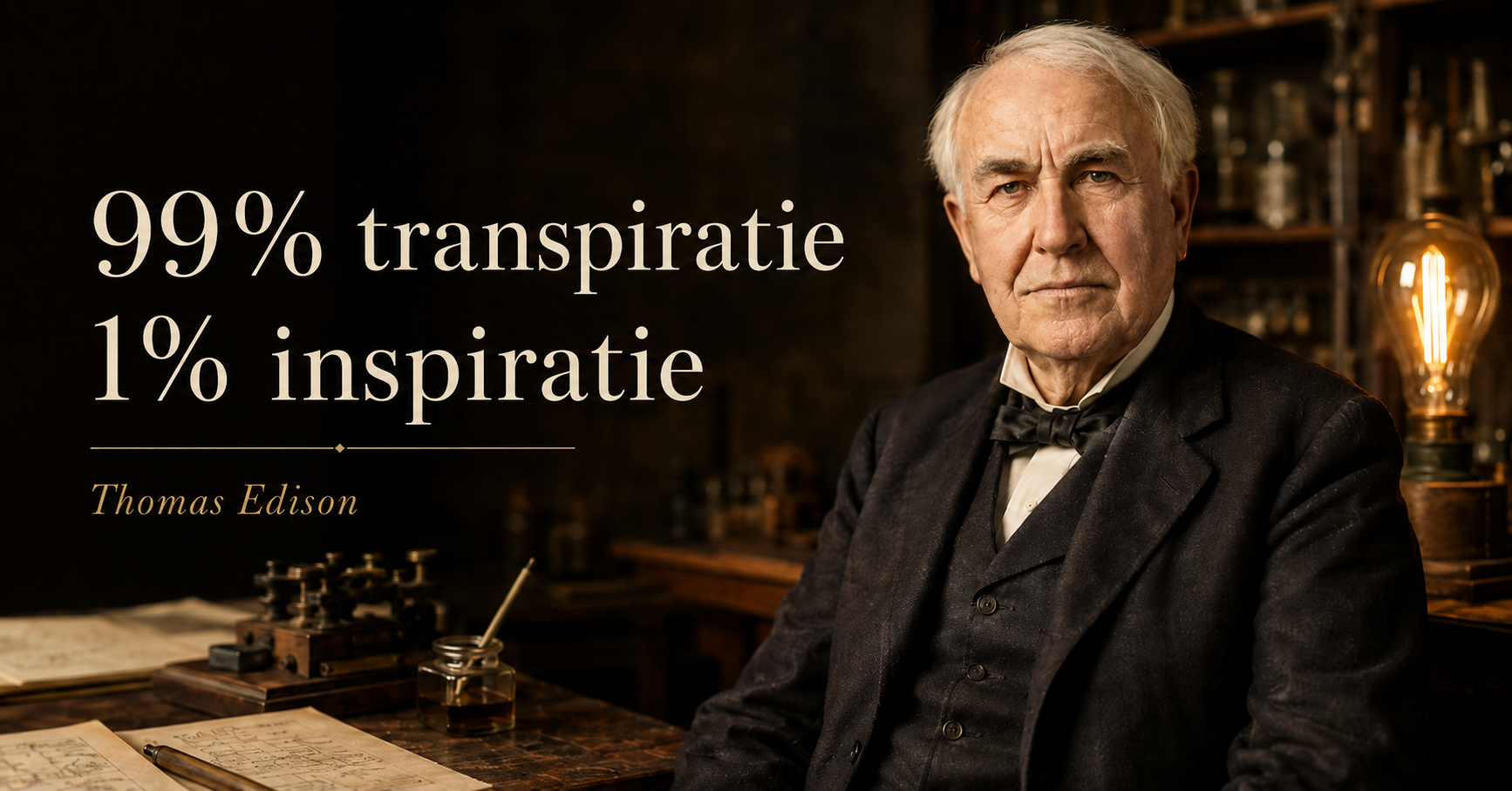 Thomas Edison met quote