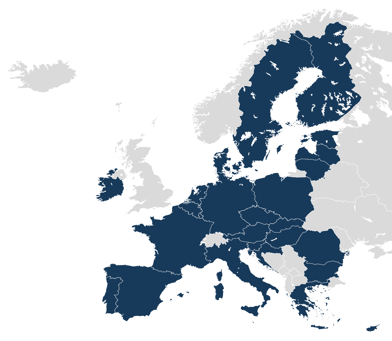 eu-landenkaart-blauw